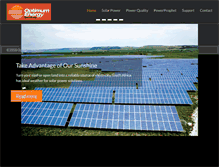 Tablet Screenshot of optimumenergy.co.za